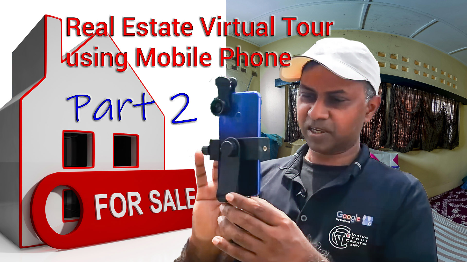 Real Estate agents can save money and time by using mobile Virtual Tour. We will guide to capture property using a mobile phone camera next the tour creation done by Virtualtourcreator.my and hosted. This is part 2
