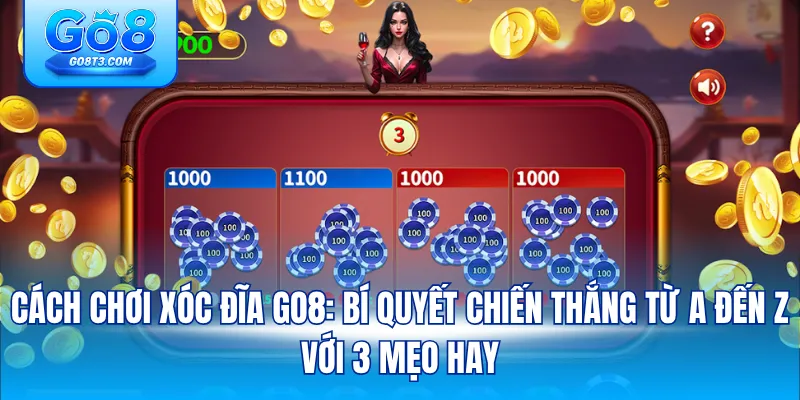 Cách chơi xóc đĩa Go8: bí quyết chiến thắng từ A đến Z với 3 mẹo hay