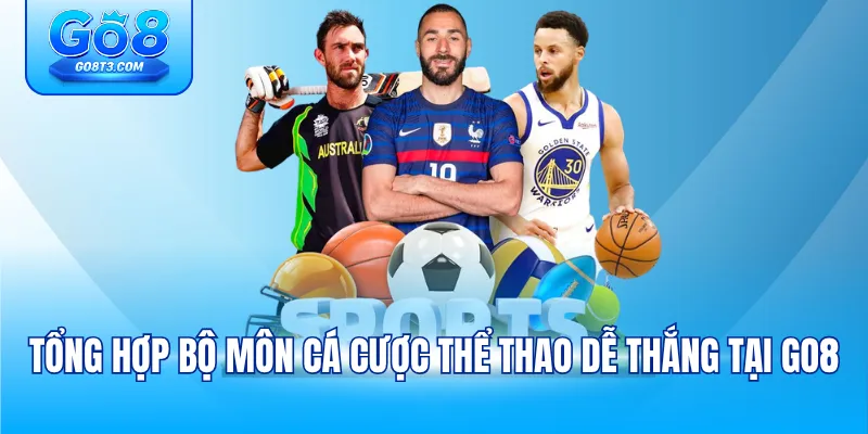 Tổng hợp bộ môn cá cược thể thao dễ thắng tại Go8